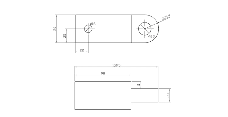 High Quality Tow Bar D Ring Shackle Receiver Hitch for Trailer