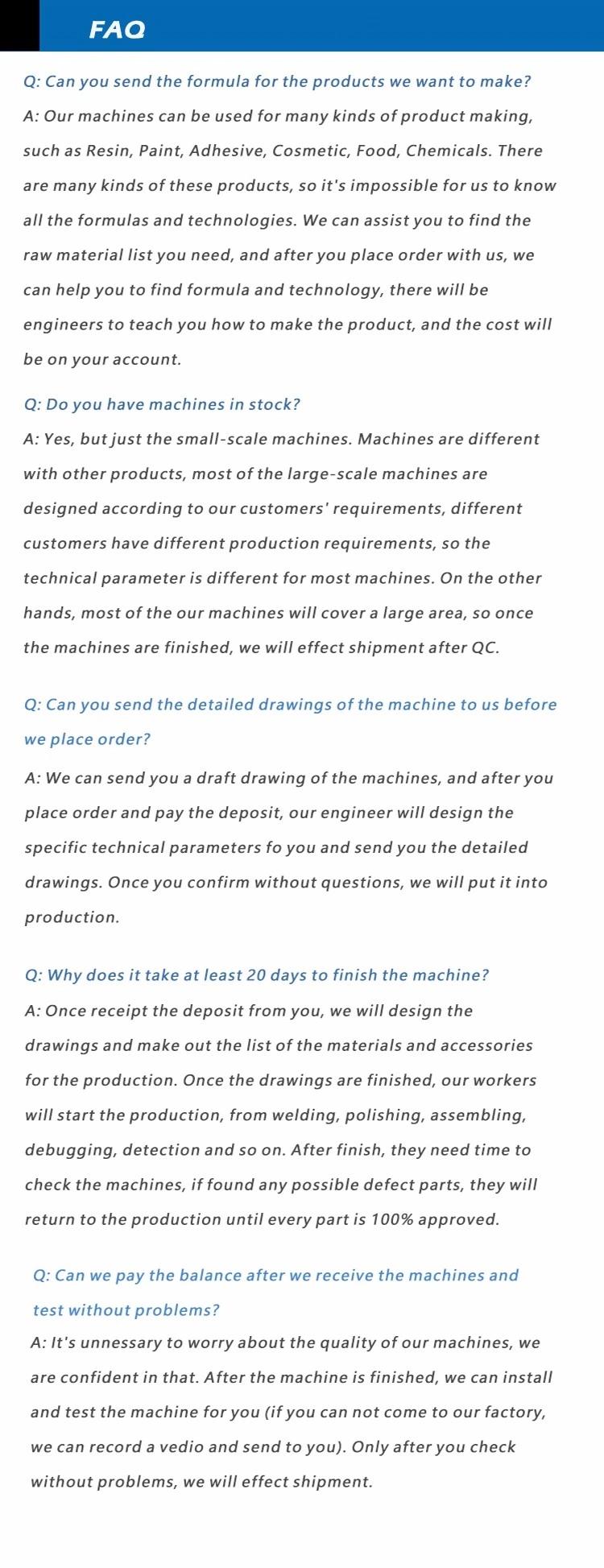 Manufacturing Equipment for Tire Sealant Production Multifunctional Tire Puncture Repair Fluid