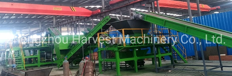 High Capacity Rubber Crumb Shredder Machine Waste Tire Recycling Equipment